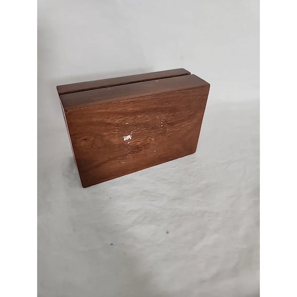 Wood Keepsake Box‎ with hinged lid